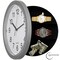 Wall Mounted Plastic Clock with Hidden Storage Door - Secret Interior Compartment, Hidden Safe for Storing Valuables
